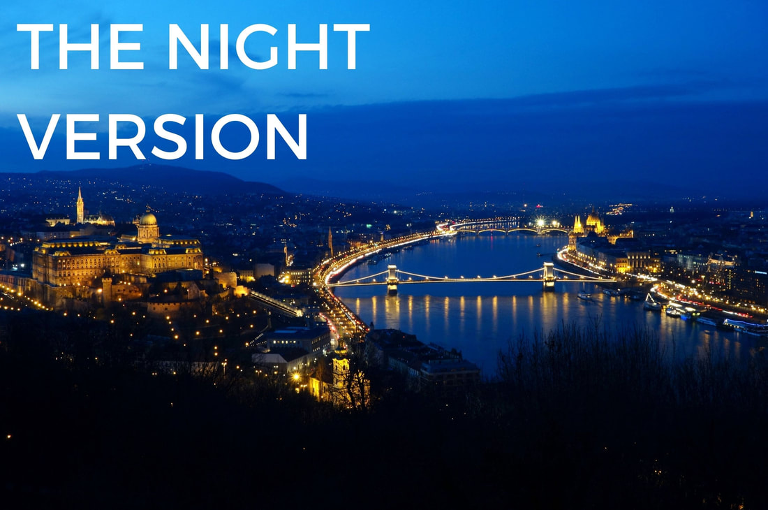 Budapest by night-panorama